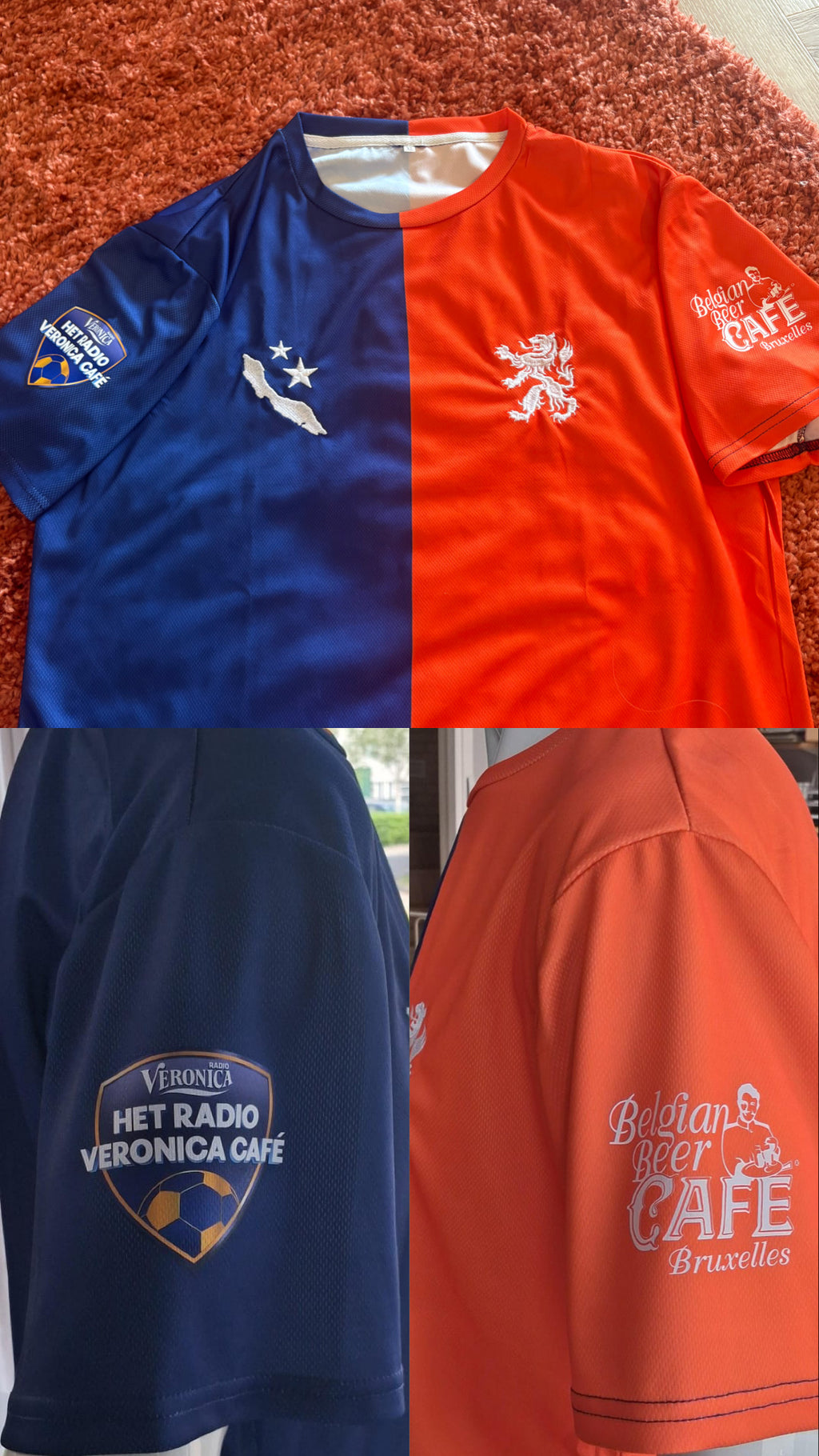 Voetbalshirt met eigen logo - per 10 stuks