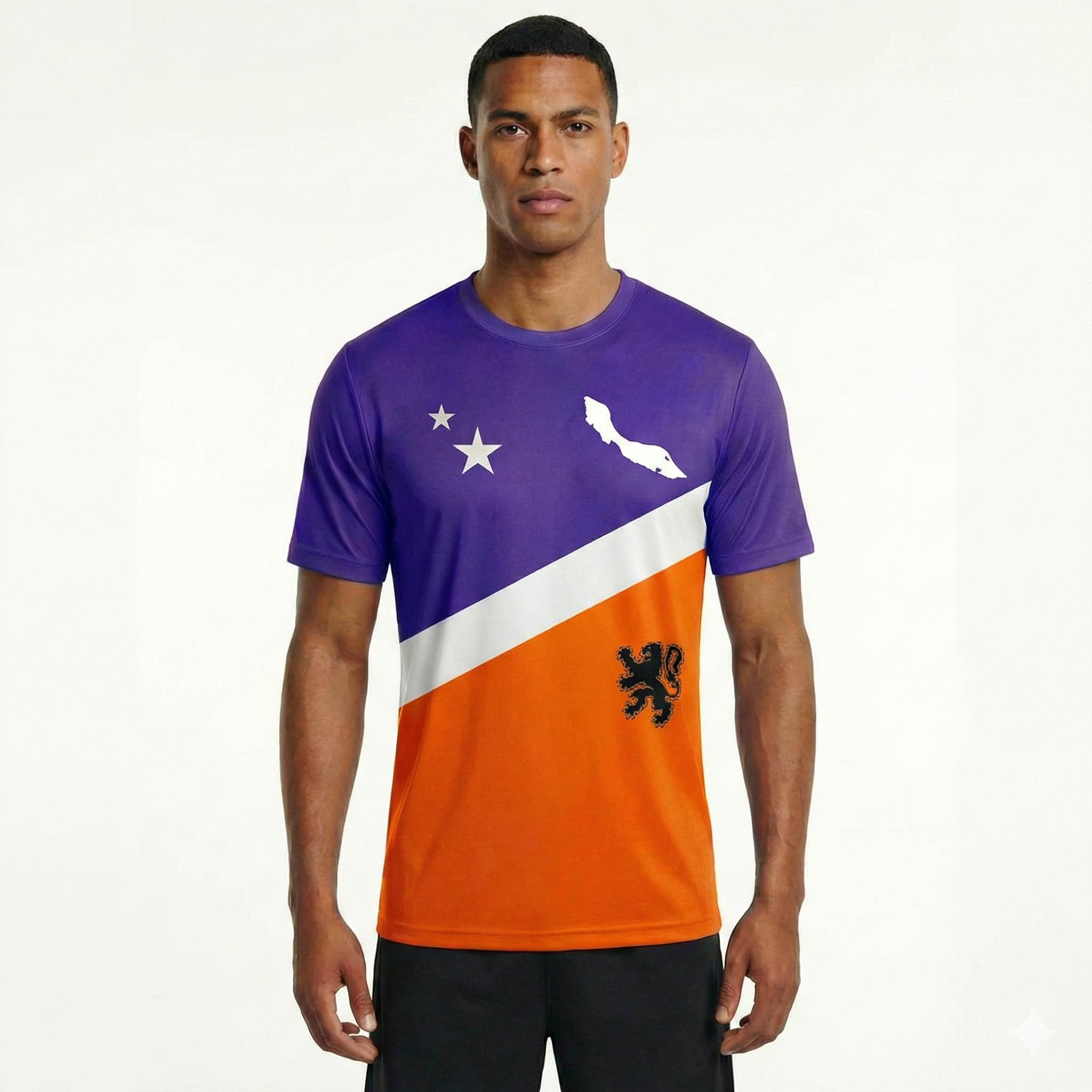 Voetbal shirt Chevron Nederland & Curacao