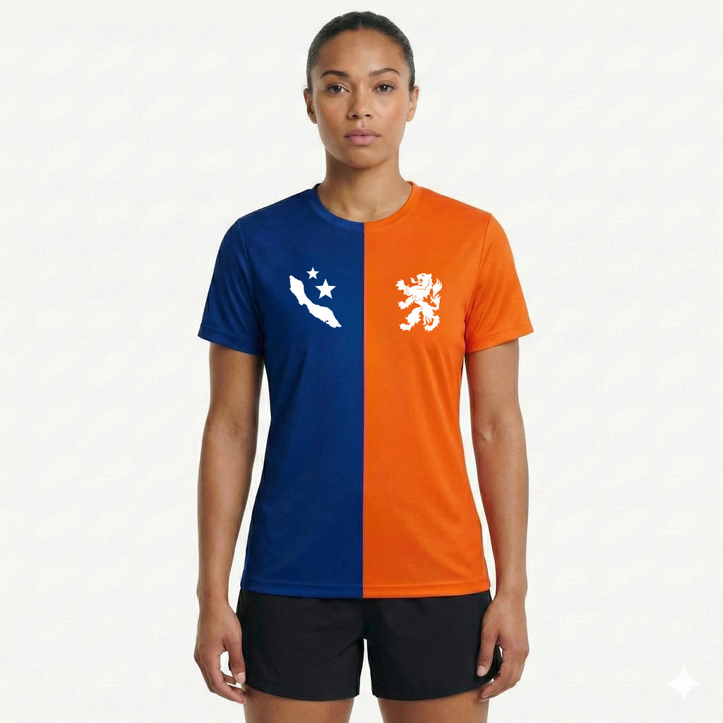 Voetbal shirt Split Nederland & Curacao
